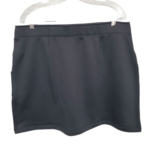 Athleta Size 2X Skirt Fleece Lined Tennis Golf Activewear Scuba Tech Stretch - Picture 2 of 9